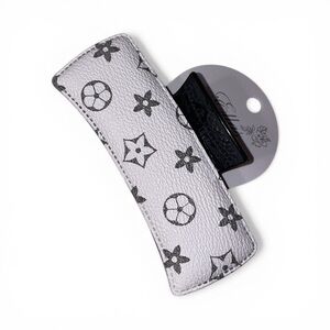 Dsigner Inspired Elegant Gray and Black Hair Claw Clip